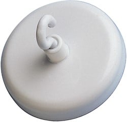 Magneet met haak MAUL 47mm trekkracht 15kg wit