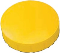 Magneet diameter 20mm geel doos van 10 stuks