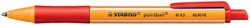 Stabilo balpen Pointball rood
