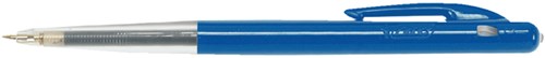 Balpen Bic M10 blauw medium blister à 10+4 gratis-2