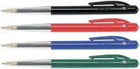 Balpen Bic M10 assorti medium blister à 10+4 gratis-2