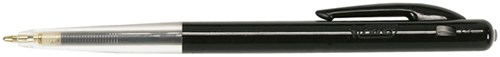 Bic balpen M10 Clic op blister medium punt zwart-2