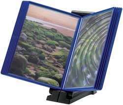 Infomanager Flex-O-Frame basis met 10-tassen antraciet/blauw