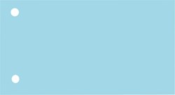 Scheidingsstrook Elba breed 225x120mm 190gr blauw