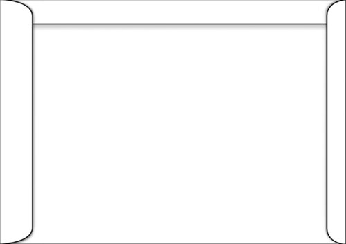 Akte envelop 229 x 324 mm zonder venster met plakstrip doos van 250 stuks wit-3