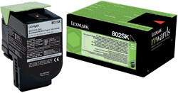 Lexmark 80C2SK0 return program toner zwart 2.500 afdrukken