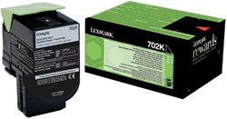 Lexmark 70C20K0 toner zwart 1.000 afdrukken