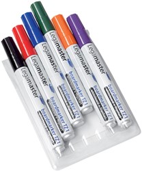 Whiteboard stiften Legamaster TZ1 rond assorti 1.5-3mm 6st