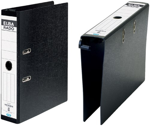 Hang ordner Elba 75mm karton zwart gewolkt-2