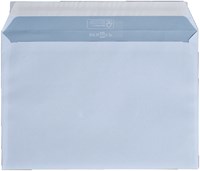 A5 Envelop zonder venster Hermes 156x220mm met plakstrip doos van 500 stuks wit-2