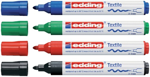 Edding Textielmarker e-4500 blauw-2