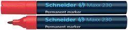 Schneider permanent marker 230 rood
