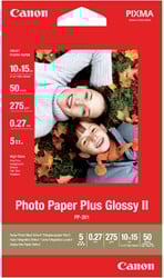 Canon Fotopapier PP-201 270g/m² 10x15cm glanzend sheet white PP201 260gr glossy