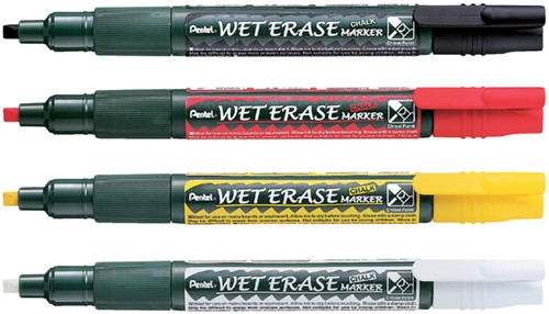 Pentel Wet Erase Marker wit, schrijfbreedte 2 - 4 mm-3