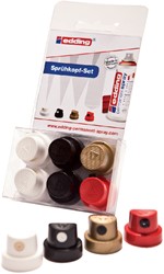 Edding Permanent Spray 5200 spuitkopset, 6 stuks