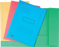 Dossiermap A4 2 kleppen rood Exacompta karton 50 stuk-3