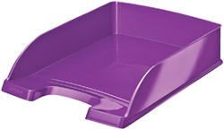 Brievenbakje Leitz Plus 5226 WOW paars A4 36 x 7 cm