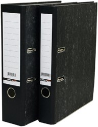 Ordner A4 50mm karton zwart gewolkt