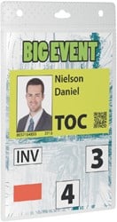 Badge A6 Durable voor evenementen zonder keycord