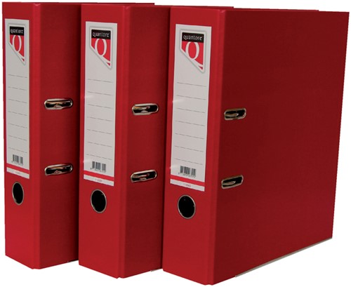 Ordner A4 Quantore 80mm PP rood-2