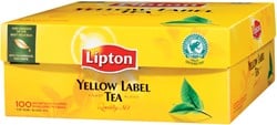 Lipton thee Yellow label zonder envelop 100stuks