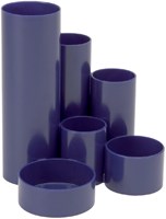 Pennenbak 6 vakken donkerblauw MAUL Tubo