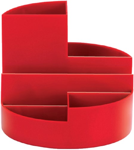 Bureau organiser Maul rood 7 vakken