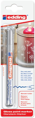 Edding 751 paint marker zilver lakmarker 1-2 mm