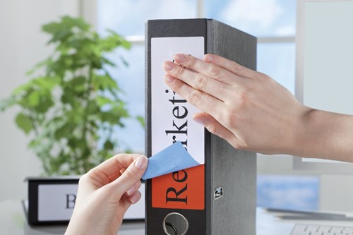 RugAvery etiketten smal 38x192mm zelfklevend rood-3