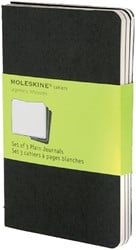 Schrift Moleskine 90x140mm 120blz blanco pocket  zwart