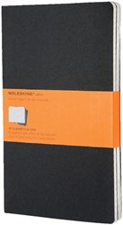 Schrift Moleskine 130x210mm lijn160blz large zwart