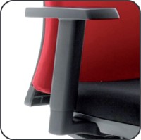 Kantoorstoel Euroseats Canillo gestoffeerde rug-2