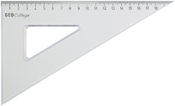 Meetdriehoek Aristo 20 cm 30/60graden transparant