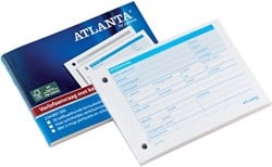 Atlanta by Jalema, verlofaanvraagbon A6 tweevoud