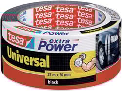 Plakband Tesa 50mmx25m Extra Power zwart