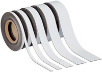 Magneetstrip voor etiket wisbaar 10 m x 10 mm x 1 mm in de kleur wit-3