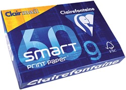 Kopieerpapier Clairefontaine Clairmail A4 60gr wit 500vel