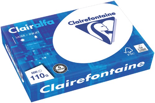 Clairefontaine Clairalfa presentatiepapier A4, 110 g, pak van 500 vel