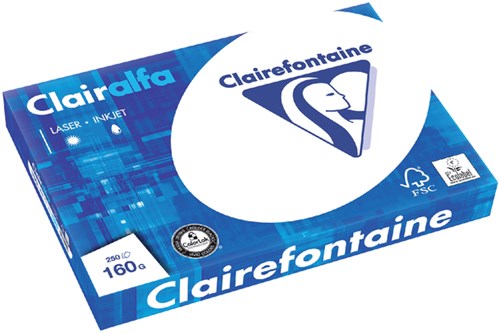 Clairefontaine Clairalfa presentatiepapier A3, 160 g, pak van 250 vel
