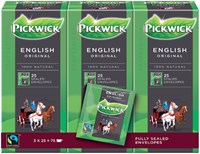 Thee Pickwick Fair Trade Engelse thee 25 zakjes van 2gr