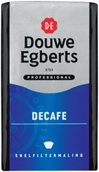 Koffie Douwe Egberts snelfiltermaling Decafe 250gr