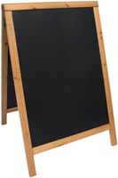Stoepbord hout 55 x 85 cm teak