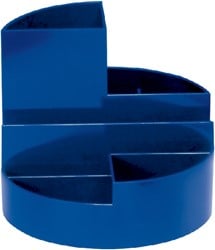 Bureau organiser Maul blauw 7 vakken