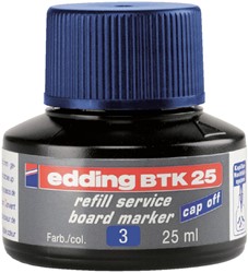 Navulinkt voor whiteboard stiften Edding 25 ml blauw