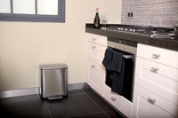 Dubbele pedaalemmer 28+18 liter uit mat roestvrij staal met kunststof binnenemmer-3