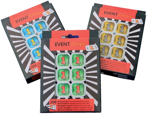 Consumptiemunten Combicraft 200st blauw-2