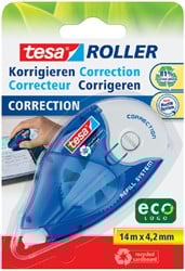 Correctieroller Tesa ecoLogo 4.2 mm x 14 m navulbaar op blister