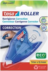 Correctieroller Tesa 8.4 mm x 14 m ecoLogo navulbaar op blister