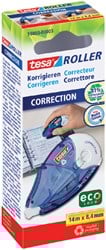 Correctieroller Tesa ecoLogo 8.4 mm x 14 m navulbaar in hangdoosje