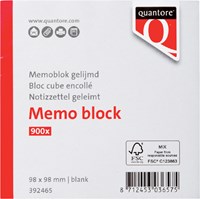 Memoblok Quantore kopgelijmd 98x98mm 900vel-2